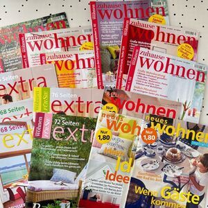 🏡 Zuhause Wohnen 🏡 Magazine Collection lot set in German